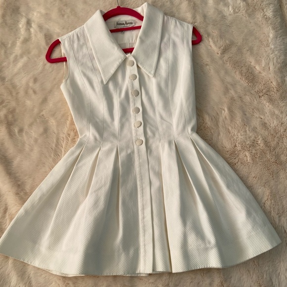 Karl Lagerfeld white collared peplum top Sz 36 US4 - Picture 2 of 6